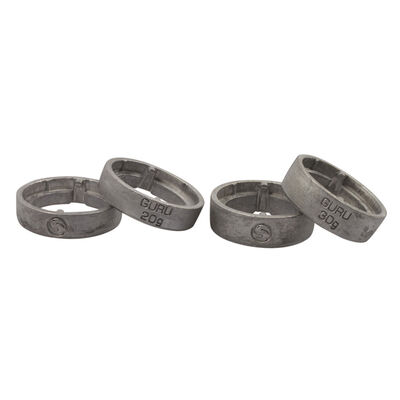 Plombs pour cages feeder coup guru x-change distance feeder weights light (x4) - Cages | Pacific P&ecirc;che