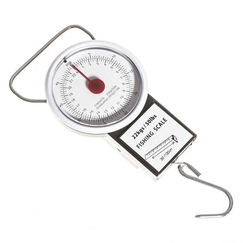 Peson avec m&egrave;tre int&eacute;gr&eacute; redfish 22kg - Pesons | Pacific P&ecirc;che