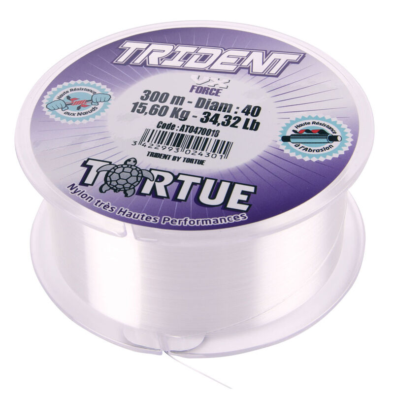 Fil nylon tortue trident vx force 300m - Nylons | Pacific P&ecirc;che