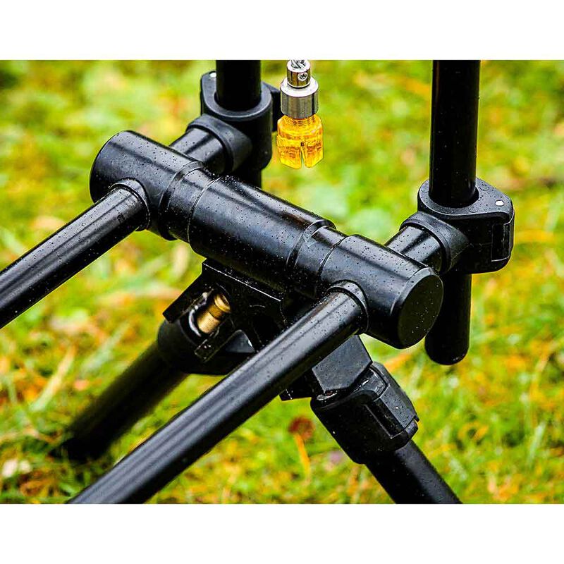 Rod Pod Mack2 Xanthor Pod 3 cannes Aluminium - Rod Pod | Pacific P&ecirc;che
