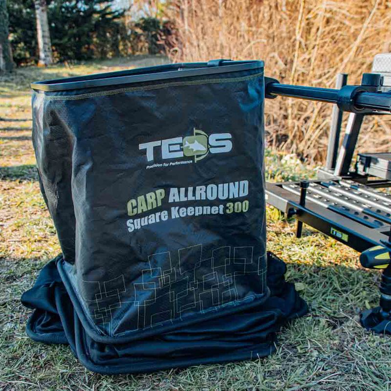 Bourriche Teos Carp Allround Square Keepnet 300 - Carpe | Pacific P&ecirc;che