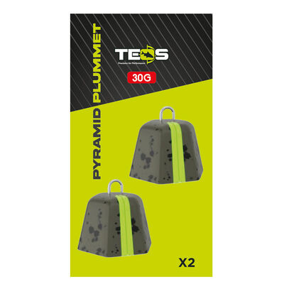 Plomb Teos Pyramid Plummet - Plombs | Pacific P&ecirc;che