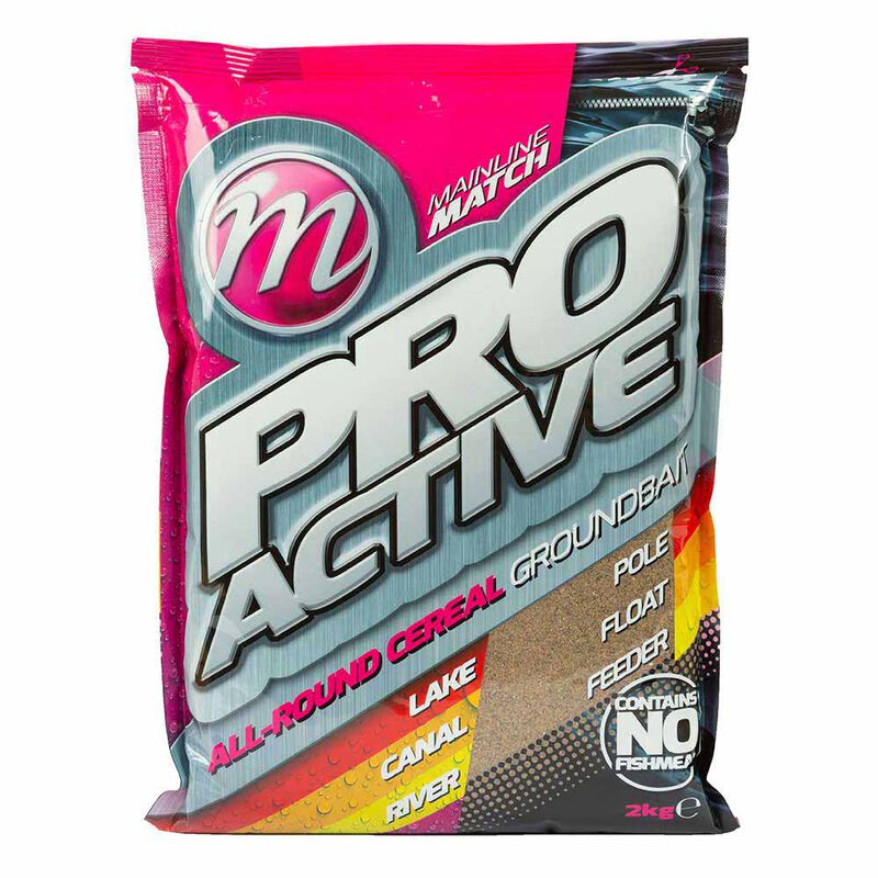 Amorce Mainline Pro active allround  cereal mix 2Kg - Amorces | Pacific P&ecirc;che