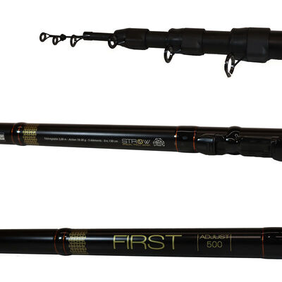 Canne T&eacute;l&eacute;r&eacute;glable Strow First Adjust 500 5m, max 30g - Cannes t&eacute;l&eacute;r&eacute;glables | Pacific P&ecirc;che