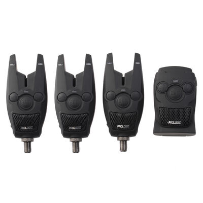 Coffret 3 d&eacute;tecteurs prologic bat bit alarm + centrale - Coffrets d&eacute;tecteurs | Pacific P&ecirc;che