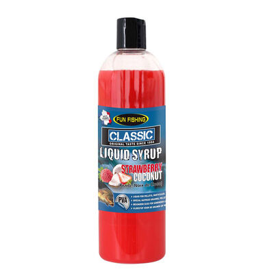 Booster Fun Fishing Classic Liquid Syrup Strawberry Coconut 480ml - Boosters / dips | Pacific P&ecirc;che