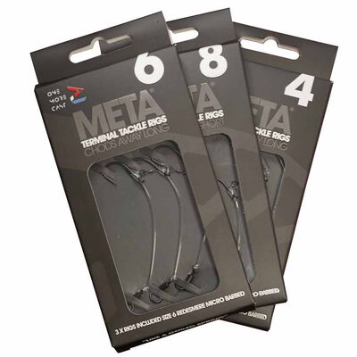 Chod Rigs Meta Chods Away Long (x3) - Bas de Ligne Mont&eacute;s | Pacific P&ecirc;che