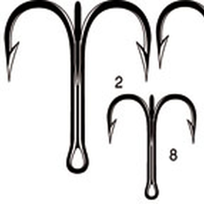 Hame&ccedil;on triple carnassier vmc 8540bk (x10) - Triples | Pacific P&ecirc;che