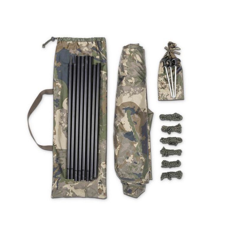 Abri Nash Bank Life Multi Tarp Camo - Biwys | Pacific P&ecirc;che