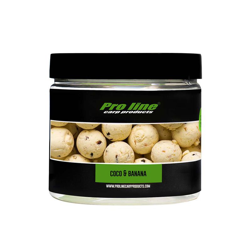 Bouillettes flottantes carpe proline coco banana pop-ups 15mm 200ml - Flottantes | Pacific P&ecirc;che