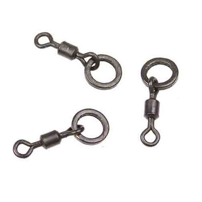 &Eacute;merillon &agrave; anneaux carpe nash hook bead ring swivels (x10) - Emerillons carpe | Pacific P&ecirc;che
