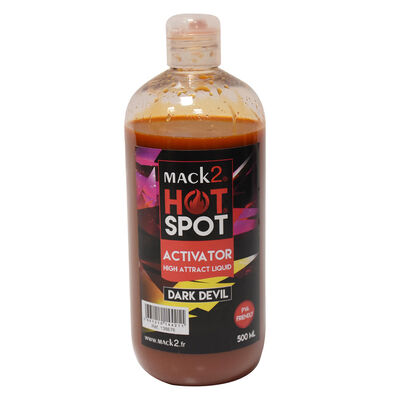 Booster carpe mack2 activator hot spot dark devil 500ml - Boosters / dips | Pacific P&ecirc;che