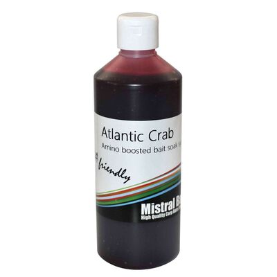 Booster Mistral Bait Soak Atlantic Crab 500ml - Boosters / dips | Pacific P&ecirc;che