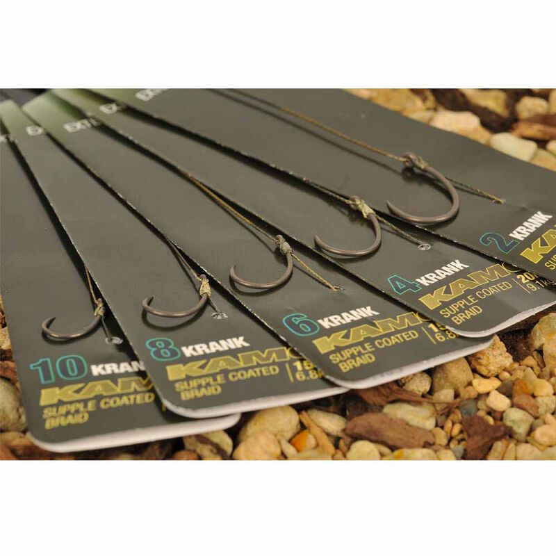 Bas de ligne carpe korda krank ready rig barbless - Bas de Ligne Mont&eacute;s | Pacific P&ecirc;che