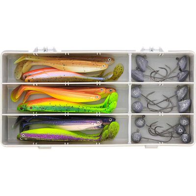 Pack Leurres Souples Westin Zander Box Jigging (x32) - Leurres Souples | Pacific P&ecirc;che