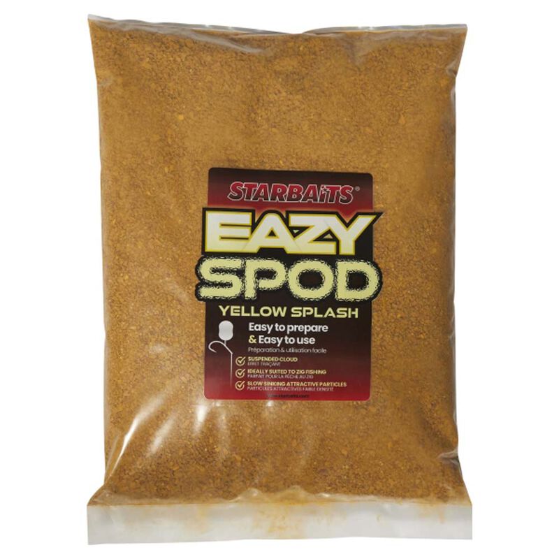 Spod Mix Starbaits Eazy Spod Yellow Splash  4.5kg - Sticks Mix | Pacific P&ecirc;che