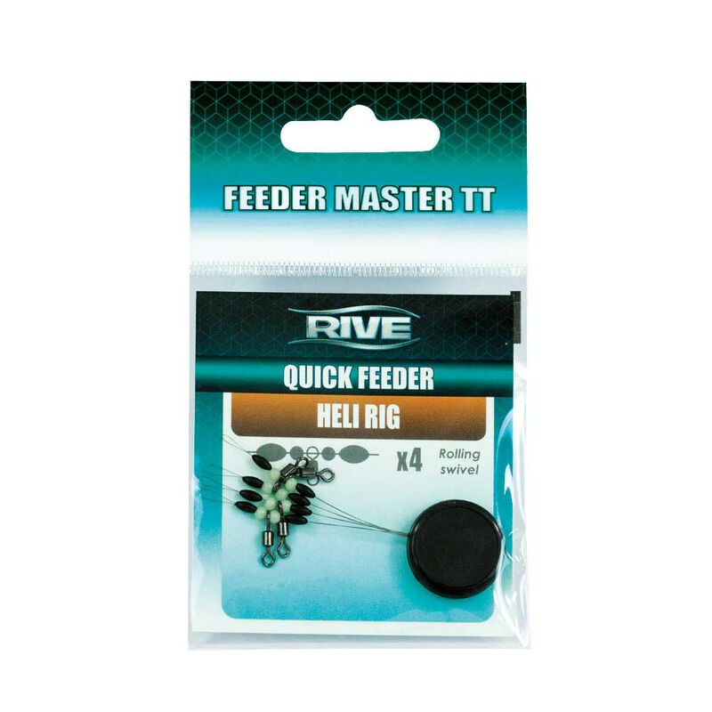 Quick Heli-Rig Rive (x4) - Acc. de montage feeder | Pacific P&ecirc;che