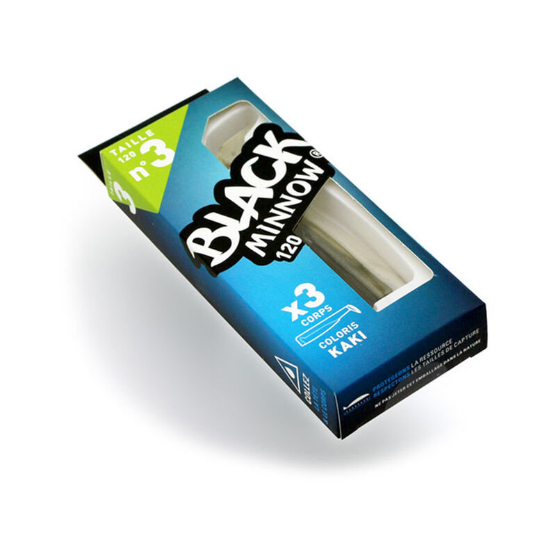 Leurre souple fiiish corps black minnow 120 12cm (x3) - Leurres souples | Pacific P&ecirc;che