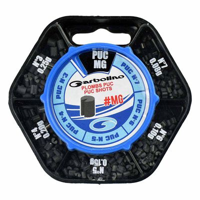 Plombs ultra cylindrique (puc) boite distributrice 5 cases - Ronds | Pacific P&ecirc;che