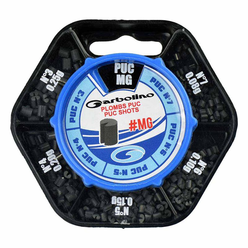 Plombs ultra cylindrique (puc) boite distributrice 5 cases - Ronds | Pacific P&ecirc;che