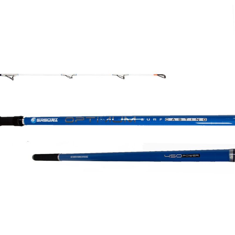 Canne Sasori Optimum V2 Surf 450 Power 100-200g - Cannes surfcasting emboitement | Pacific P&ecirc;che