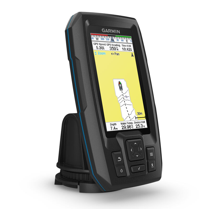 Sondeur Garmin Striker plus 4 sonde bi-faisceaux - Sondeurs | Pacific P&ecirc;che