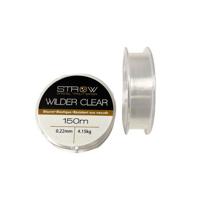 Nylon STROW Wilder Clear (150m) - Fils-nylons | Pacific P&ecirc;che