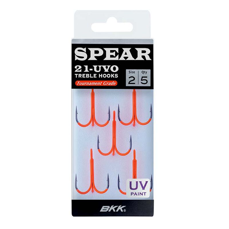 Hame&ccedil;ons Triples BKK Spear 21 UVO - Triples | Pacific P&ecirc;che