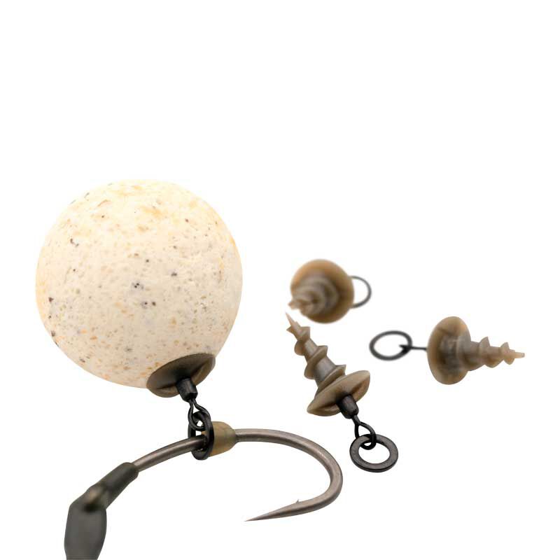 Emerillons micro ring swivel bait screw (x5) - Emerillons carpe | Pacific P&ecirc;che