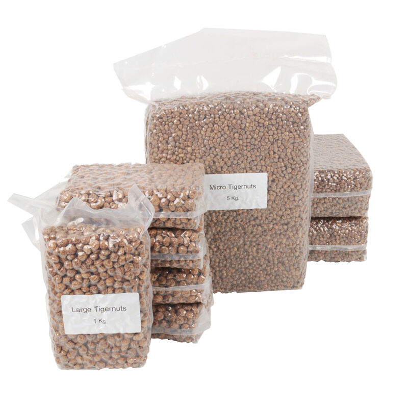 Graines s&egrave;ches carpe active baits pack session tiger nuts 20 kg - S&egrave;ches | Pacific P&ecirc;che