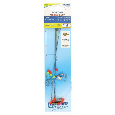 Bas de ligne Metal Clip Flashmer - Bas de Lignes / Lignes Mont&eacute;es | Pacific P&ecirc;che