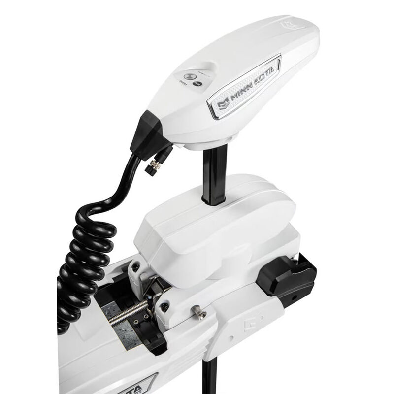 Moteur Avant Minn Kota RIPTIDE INSTINCT QUEST - BLANC - 90/115 lbs - 24/36V - 182 cm - Promo Minnkota | Pacific P&ecirc;che