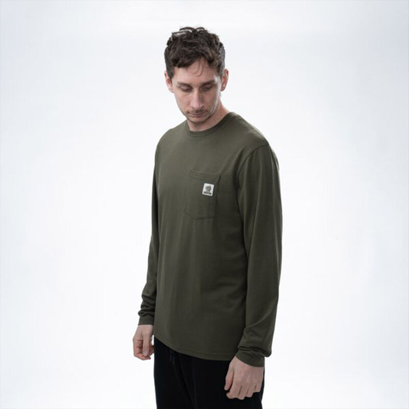 T-shirt Manche Longue Nash Make it Carp Logo Sleeve Green - T-shirts manches longues | Pacific P&ecirc;che