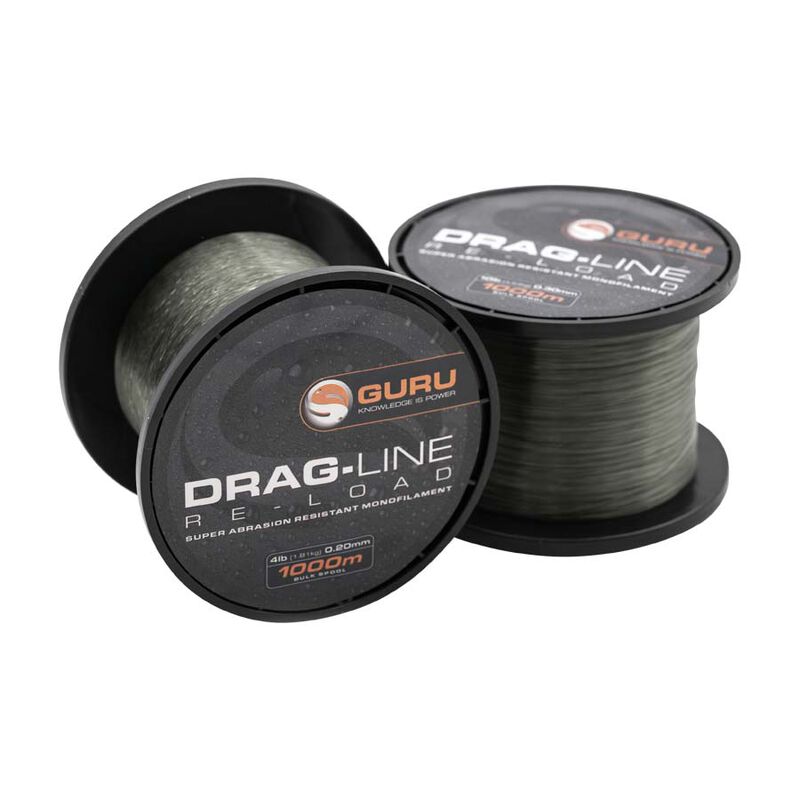 Bobine de 1000m Nylon Guru Drag Line - Nylons Feeder | Pacific P&ecirc;che