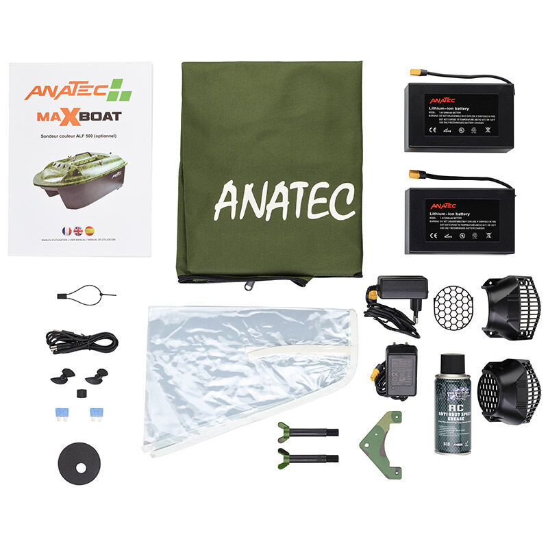 Bateau Amorceur Anatec Maxboat Forest Lithium An-i6X - Bateaux Amorceurs | Pacific P&ecirc;che