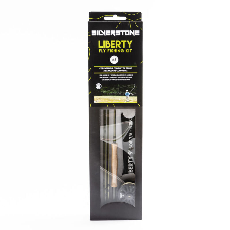 Pack mouche Silverstone Liberty Kit 9' soie 7-8 (4 brins) - Ensembles | Pacific P&ecirc;che