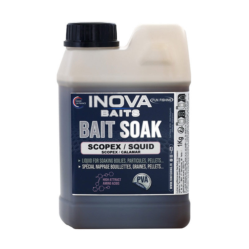 Bait Soak Fun Fishing Inova Scopex & Squid - Boosters / dips | Pacific P&ecirc;che