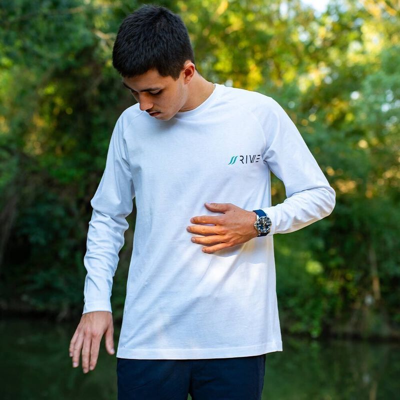 T-shirt &agrave; manches longues Blanc - T-shirts manches longues | Pacific P&ecirc;che