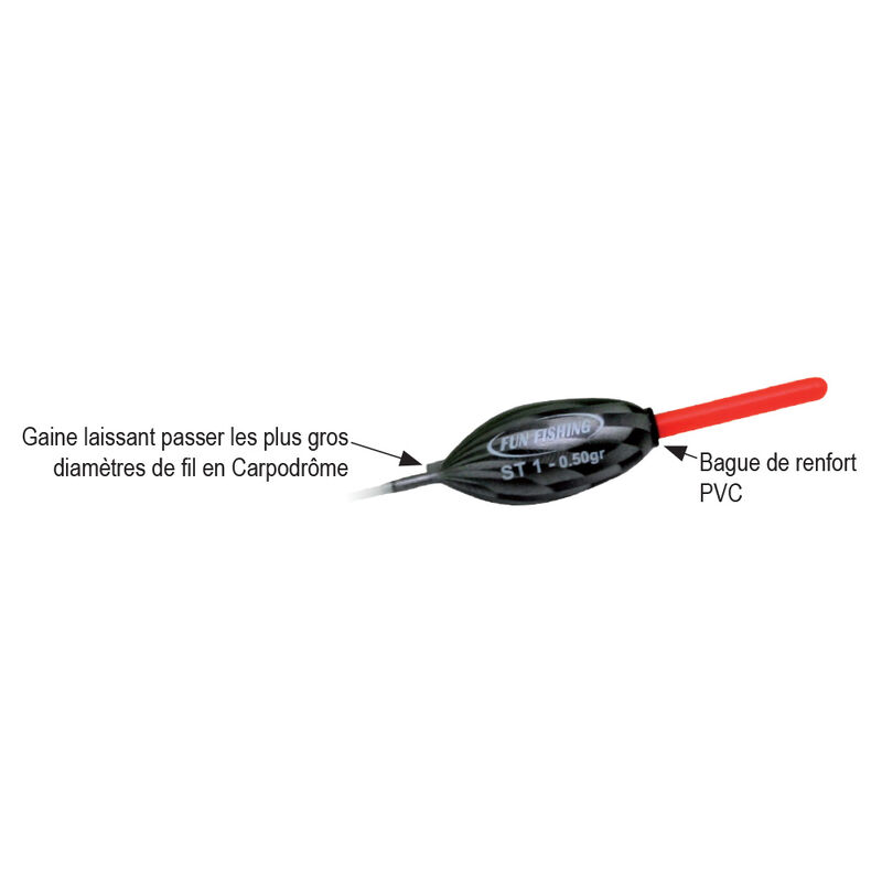 Flotteurs coup fun fishing st1 - Destockage | Pacific P&ecirc;che