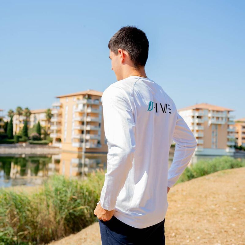 T-shirt &agrave; manches longues Blanc - T-shirts manches longues | Pacific P&ecirc;che