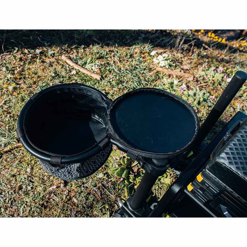 Support + Bac Souple Teos Soft Groundbait Bowl - Casiers, Kits Godets et Tiroirs | Pacific P&ecirc;che