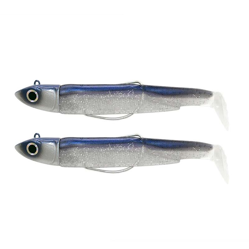 Leurre souple double combo black minnow offshore 9cm 10g - Leurres souples | Pacific P&ecirc;che