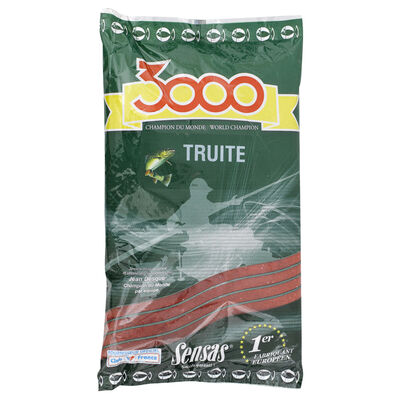Amorce 3000 SENSAS Truite 800g - Amorces | Pacific P&ecirc;che