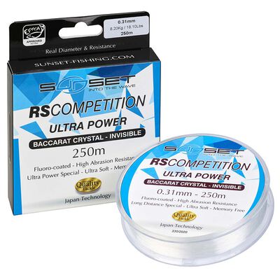 Monofilament Rs Competition Ultra Power Baccarat Crystal - Nylons | Pacific P&ecirc;che