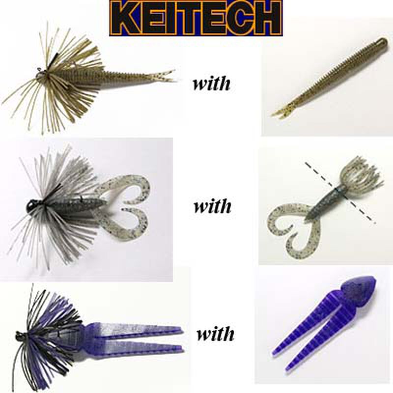 Rubber Jig Keitech Guard Spin Jig 3.5g - Rubber / Swim / Bucktail Jigs | Pacific P&ecirc;che