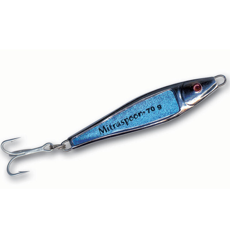 Leurre cuillere &agrave; jig ragot mitraspoon bleu - Leurres jigs | Pacific P&ecirc;che