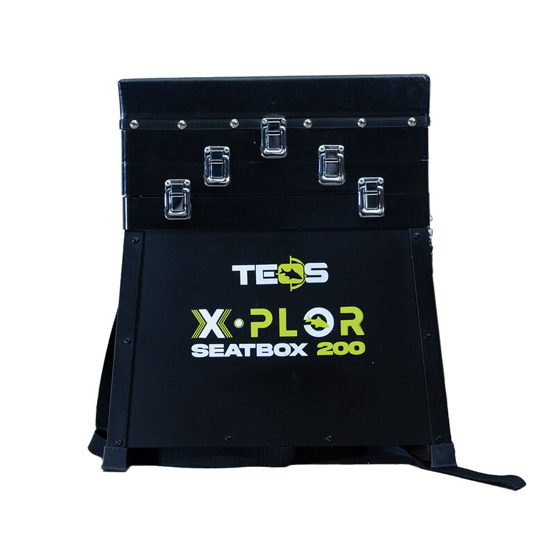 Panier de p&ecirc;che Teos Xplor Seatbox 200 alu 2 casiers - Paniers | Pacific P&ecirc;che