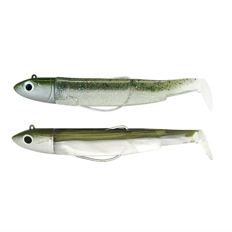 Leurre souple fiiish double combo black minnow 120 off shore 12cm 25g avec rattle - Leurres souples | Pacific P&ecirc;che