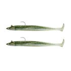 2 leurres souples Fiiish Double Combo crazy paddle Tail 15cm shore 10g - Leurres souples | Pacific P&ecirc;che