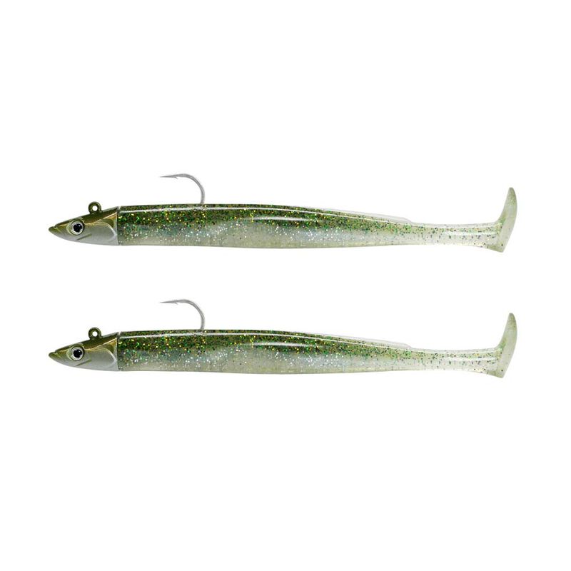 2 leurres souples Fiiish Double Combo crazy paddle Tail 15cm shore 10g - Leurres souples | Pacific P&ecirc;che